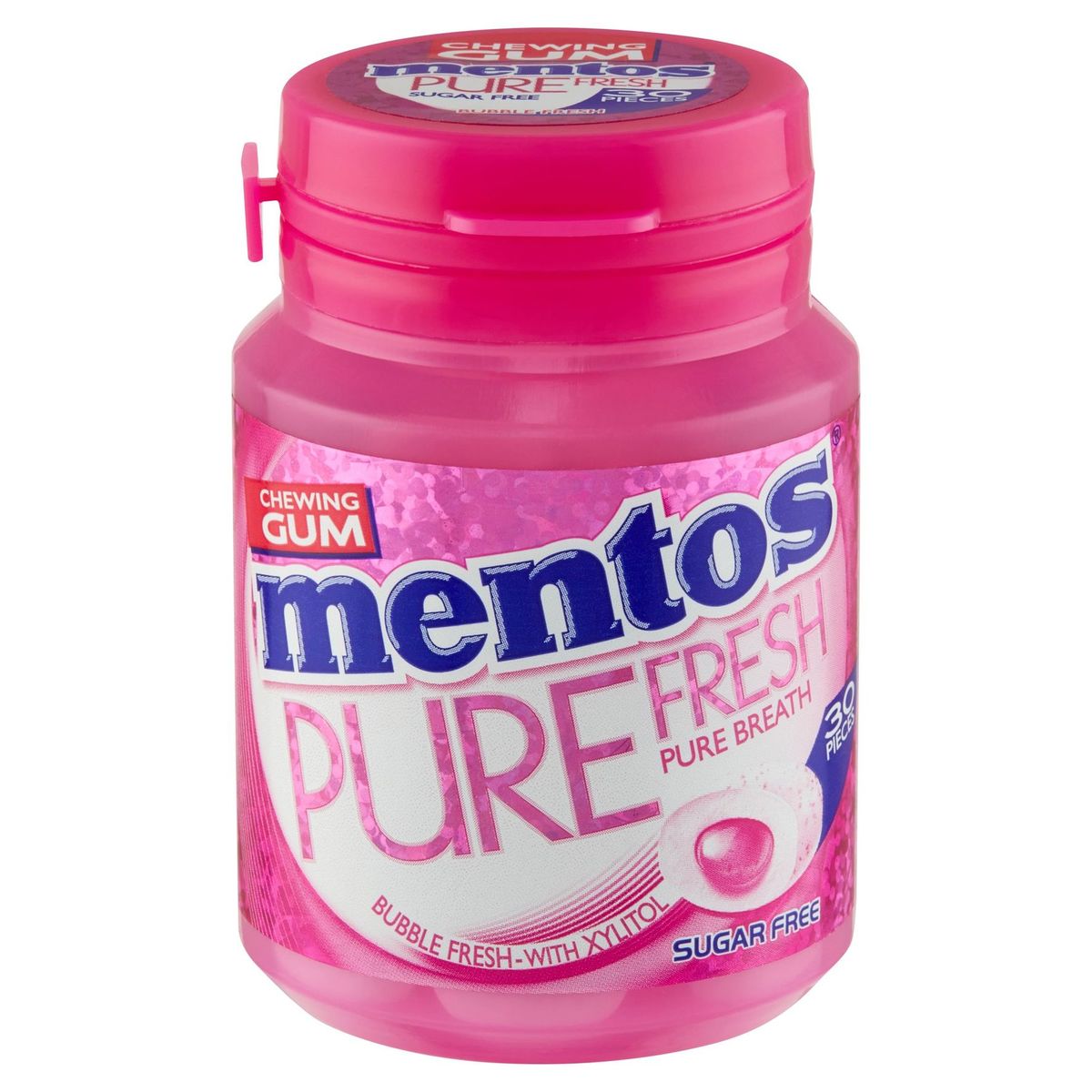 Mentos Gum Pure Fresh Bubble Fresh 30 Stuks 60 g