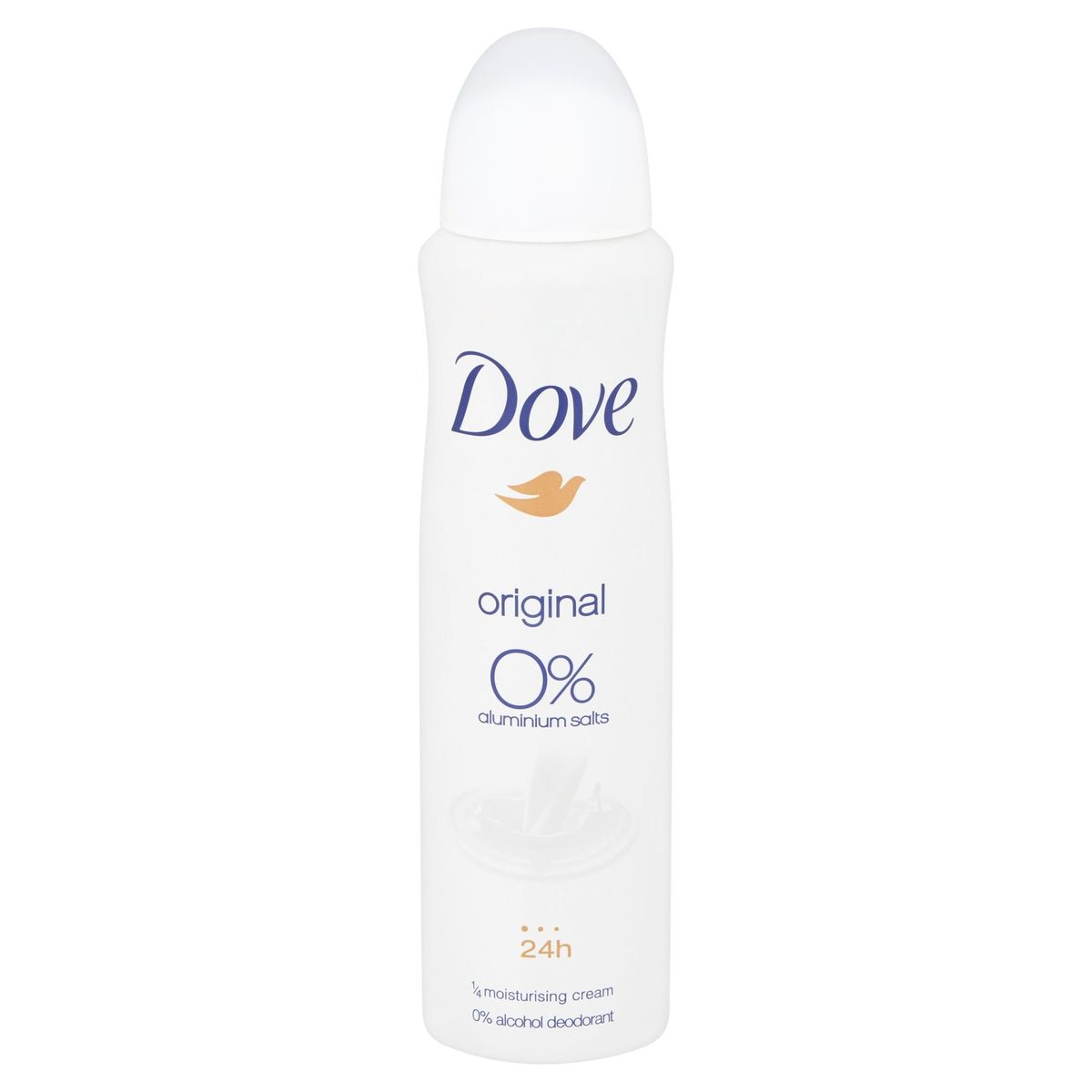 Dove Spray Deodorant Original 0% 150 ml