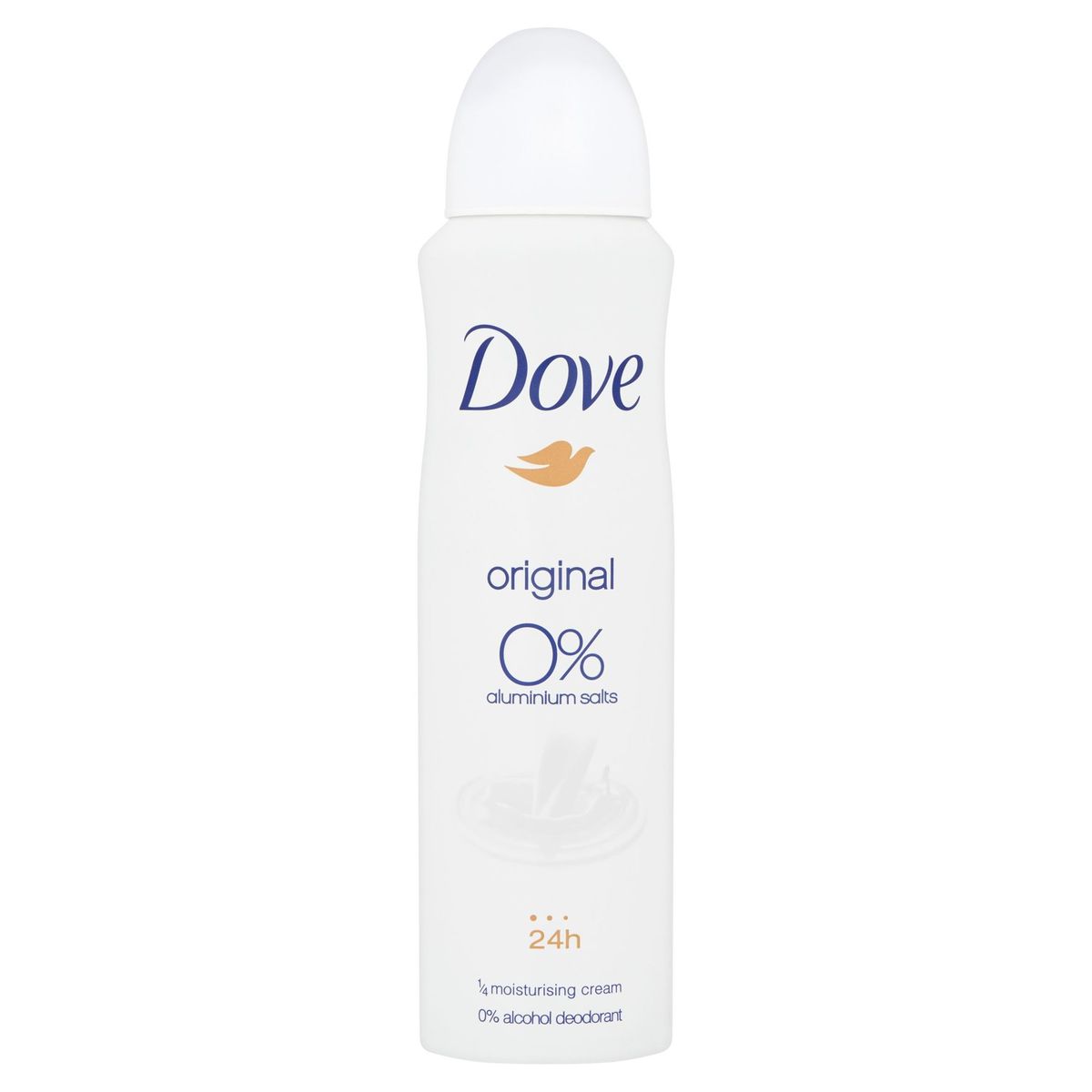Dove Spray Deodorant Original 0% 150 ml