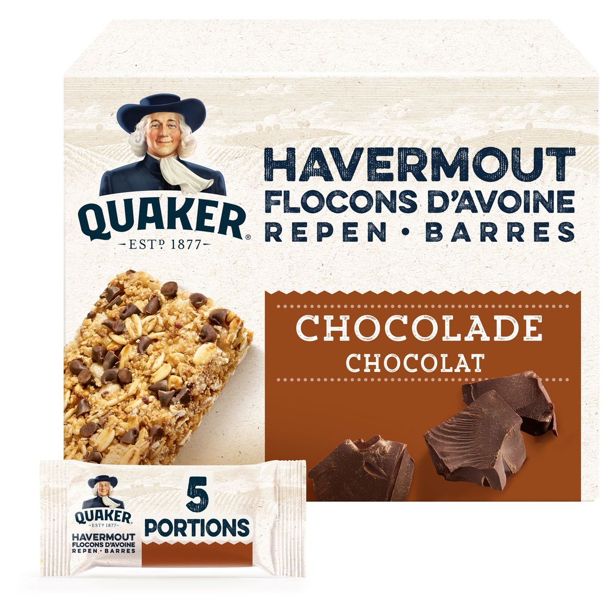 Quaker Havermoutreep Chocolade 5 x 35 gr