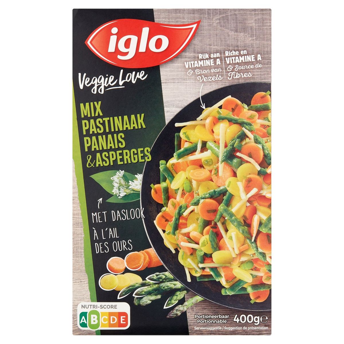 Iglo Veggie Love Pastinaak En Asperges Mix Met Daslook 400 G Carrefour Site