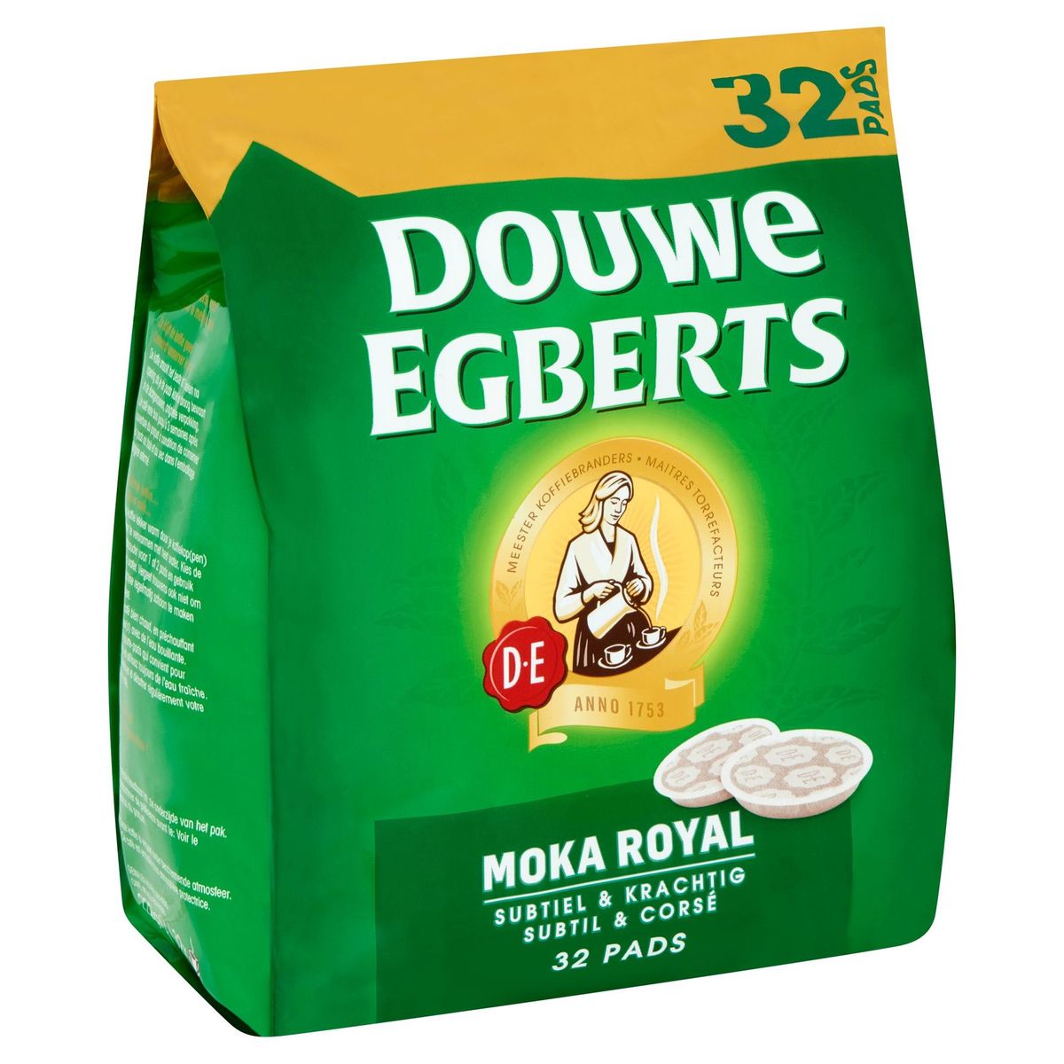 DOUWE EGBERTS Koffie Pads Moka Royal 32 Stuks