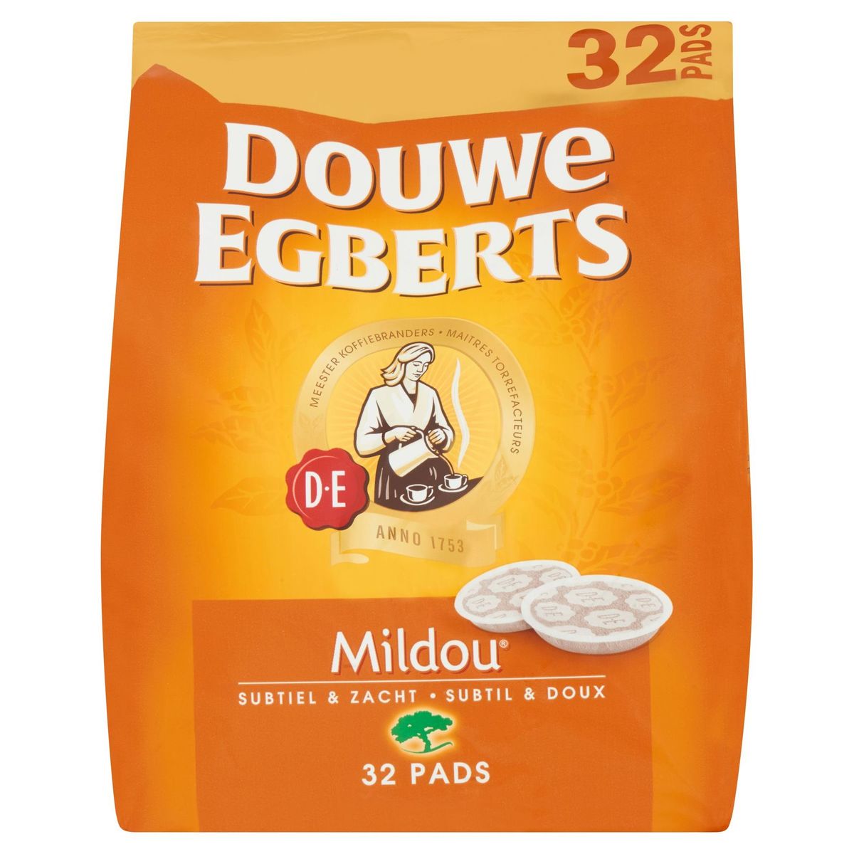 DOUWE EGBERTS MILDOU 32 pads 15/12/2024