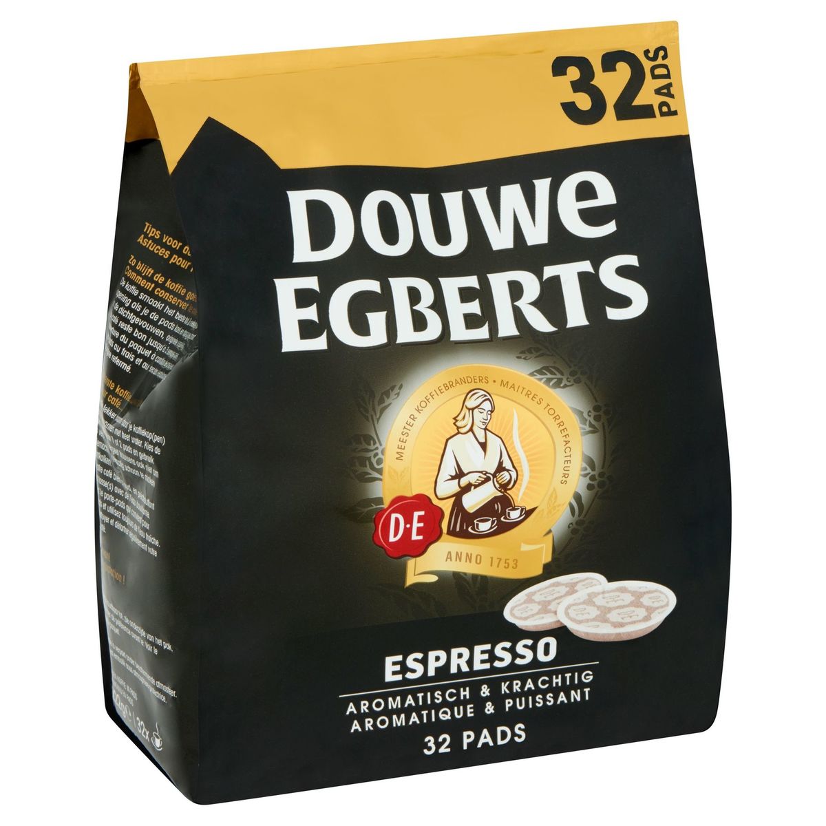 DOUWE EGBERTS Café Dosette Espresso 32 pièces
