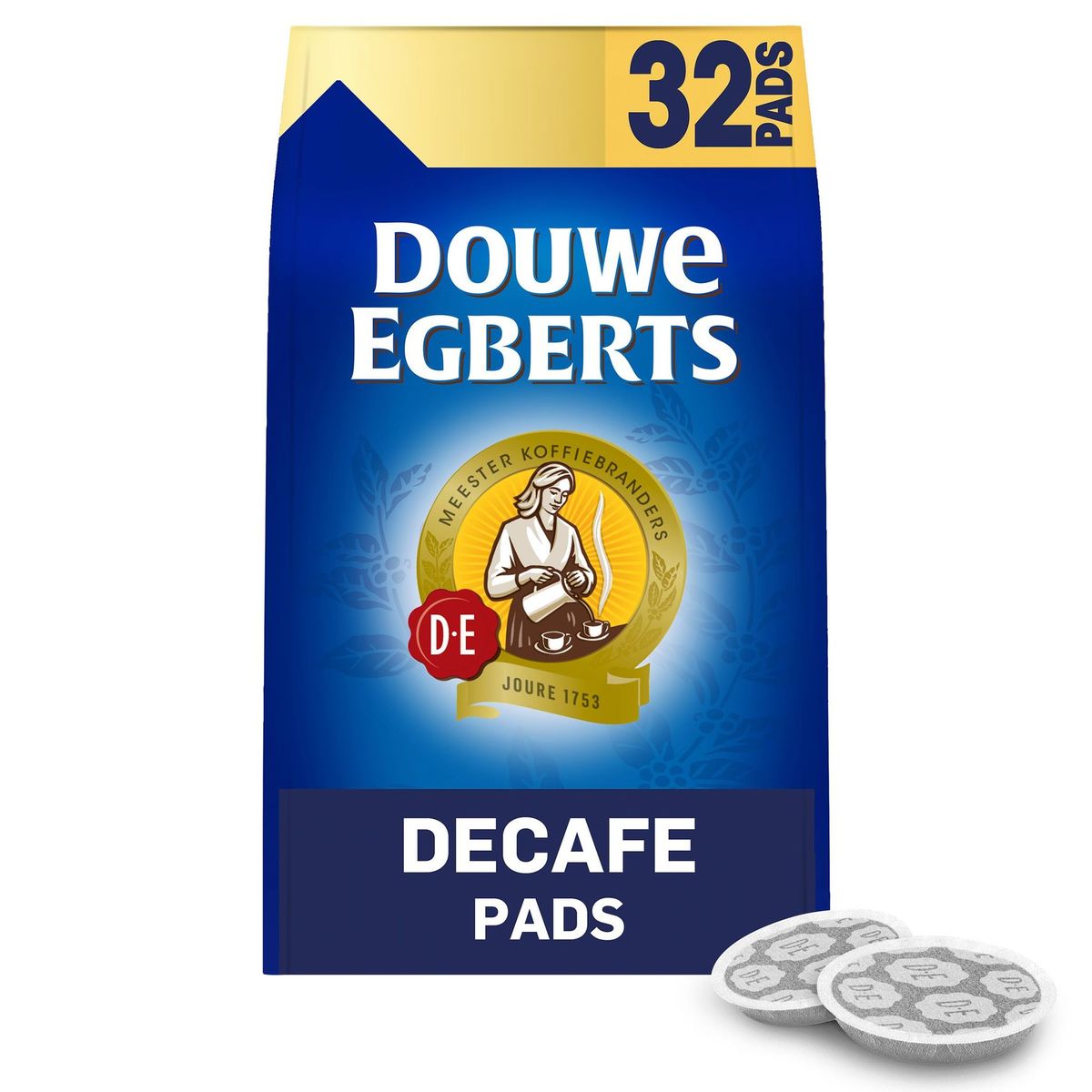 DOUWE EGBERTS Koffie Pads Decafe 32 stuks