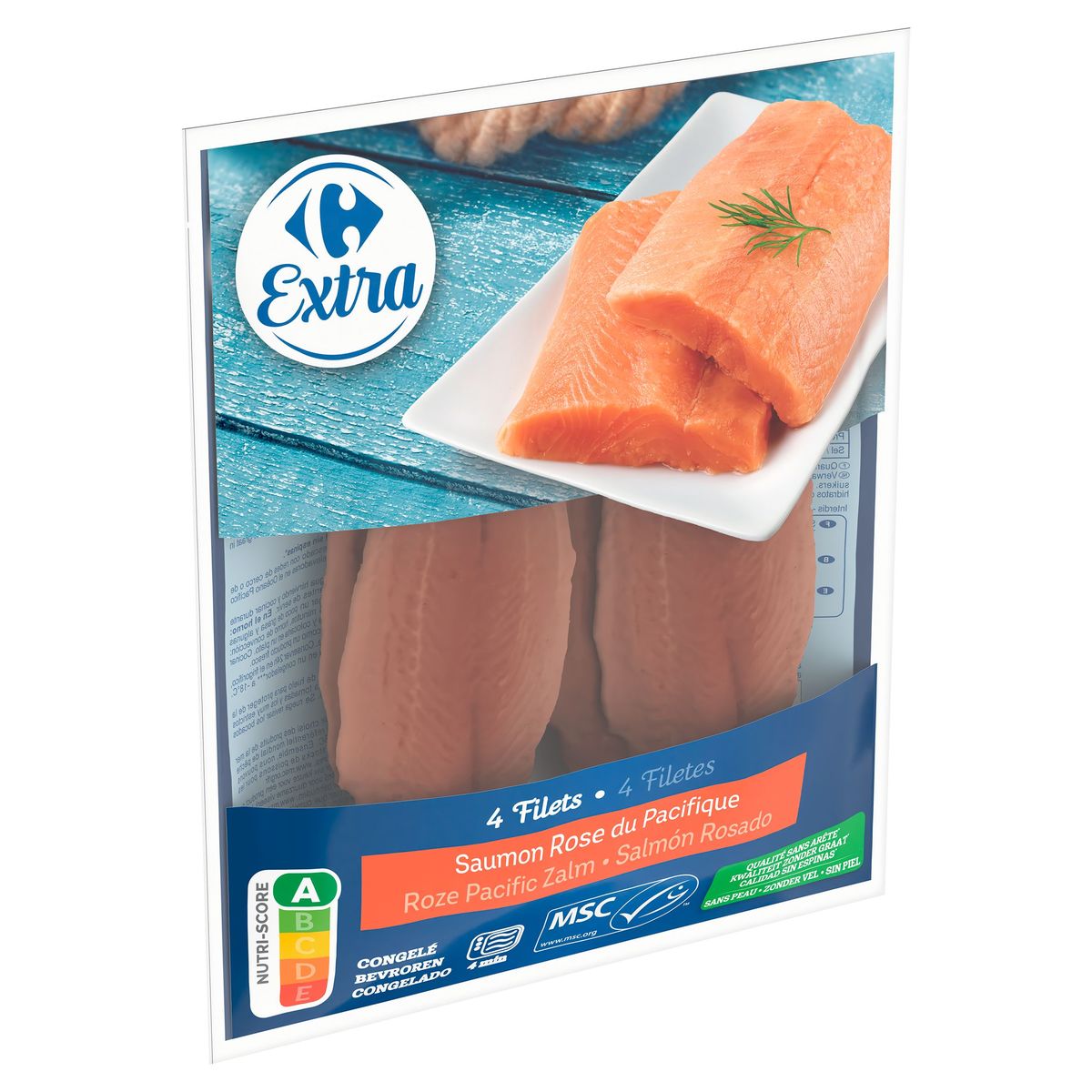 Carrefour Extra Roze Pacific Zalm 480 g