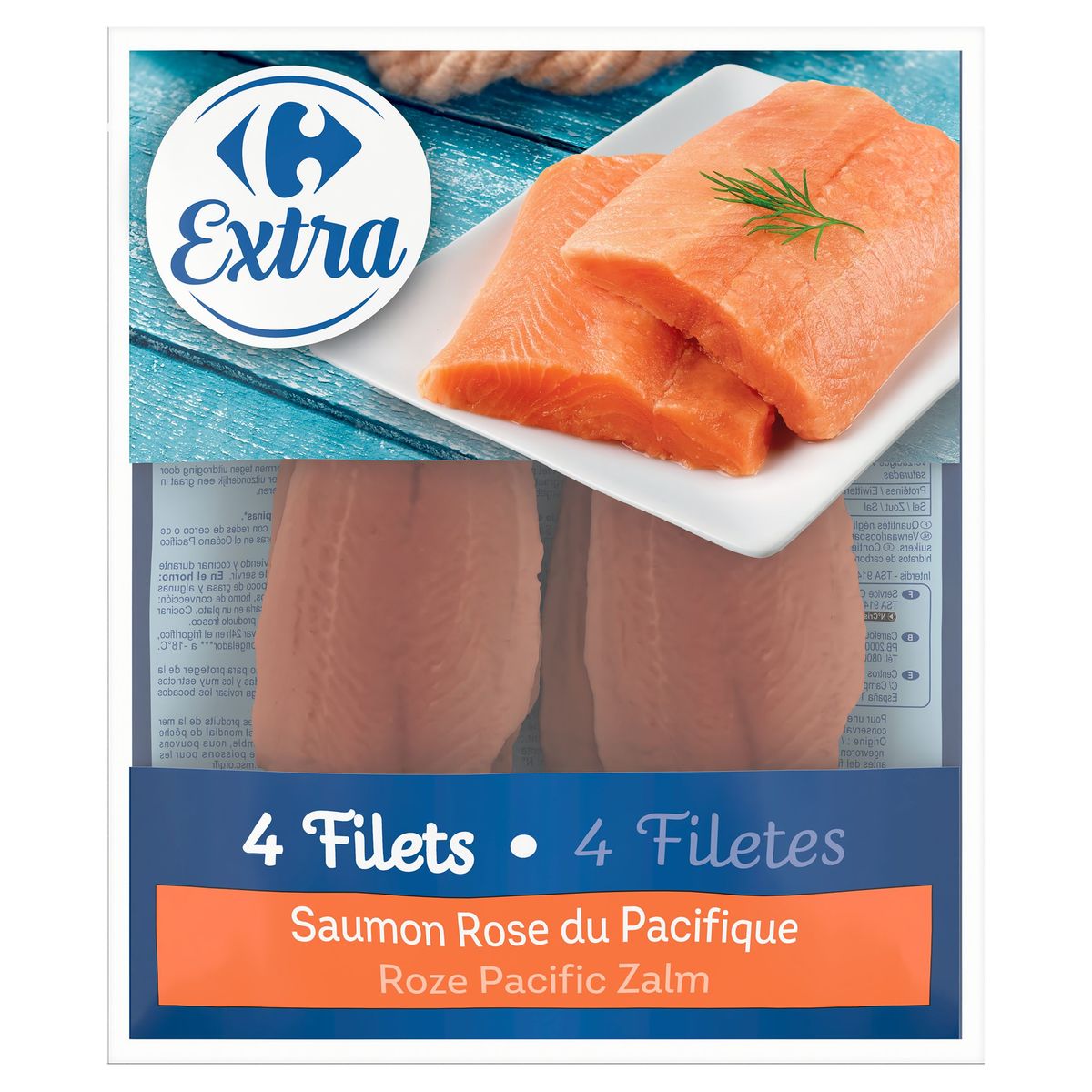 Carrefour Extra Roze Pacific Zalm 480 g