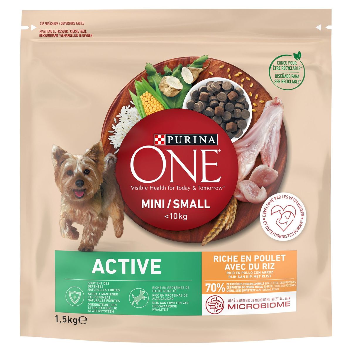 Purina One Mini / Small <10 kg Active 1.5 kg