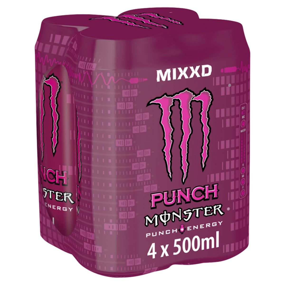 Monster Energy Mixxd Punch Drink Blik 4 x 500 ml