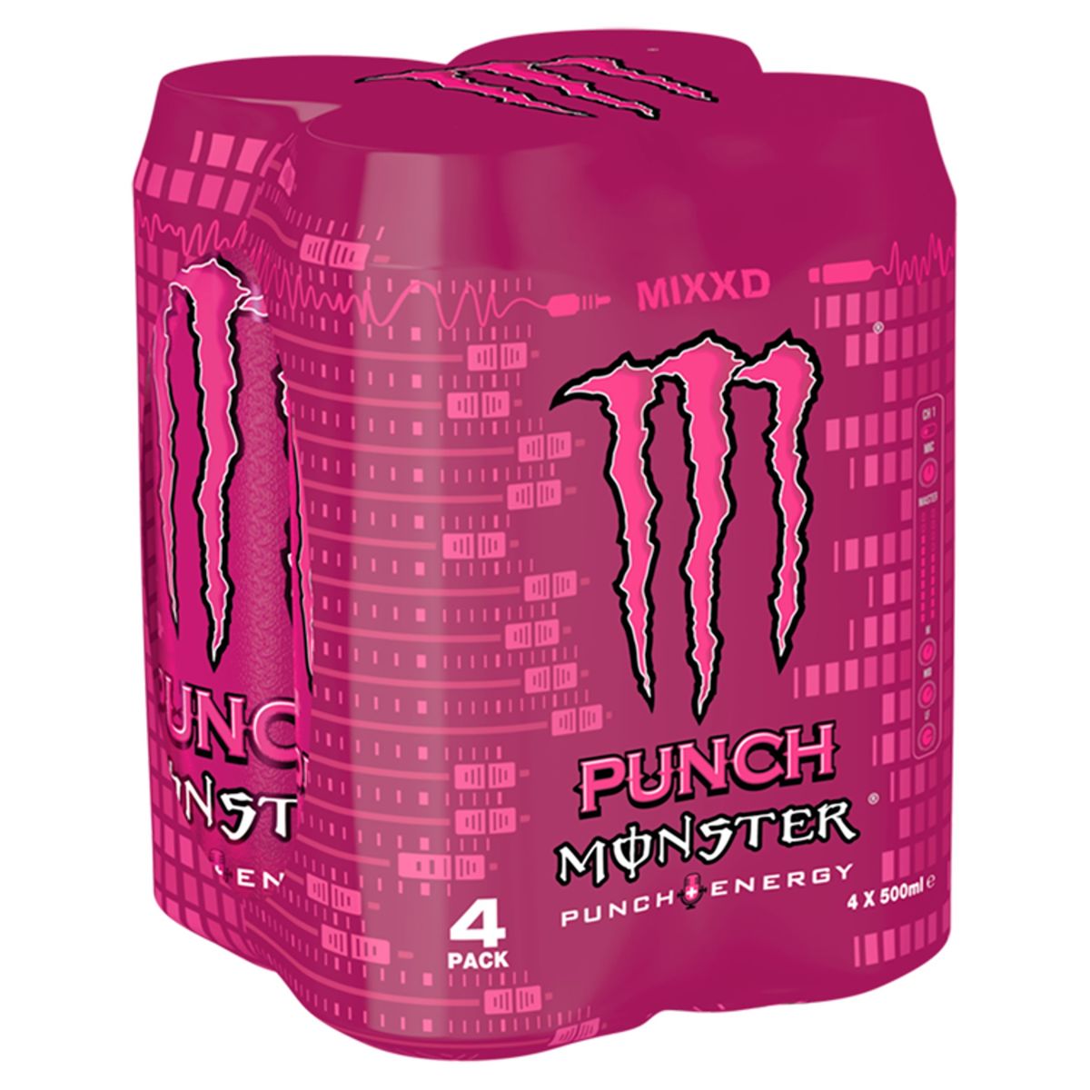 Monster Energy Mixxd Punch Drink Blik 4 x 500 ml