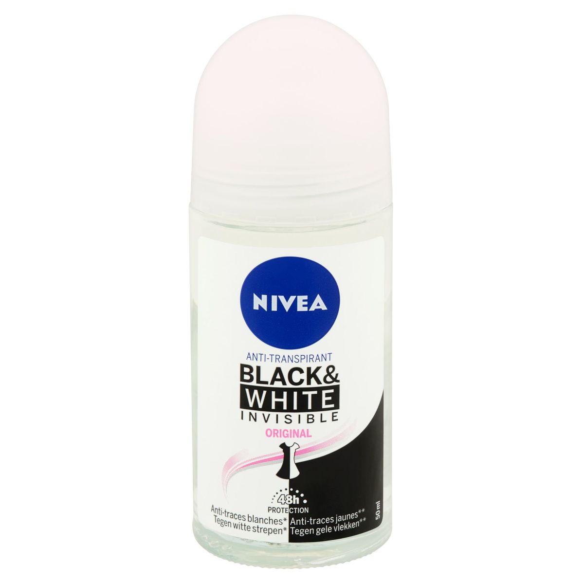 Nivea Anti-Transpirant Black & White Invisible Original 48h Protection 50 ml