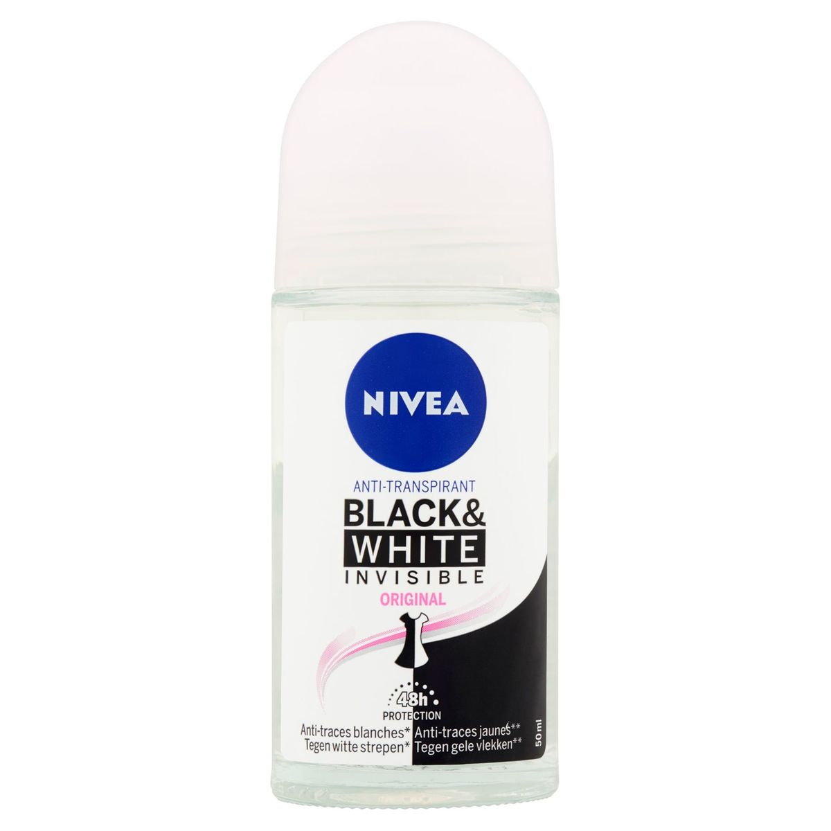 Nivea Anti-Transpirant Black & White Invisible Original 48h Protection 50 ml