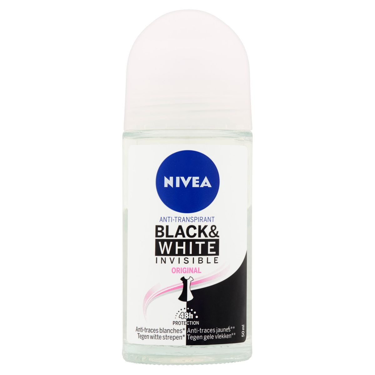 Nivea Anti-Transpirant Black & White Invisible 48h Protection 50 ml