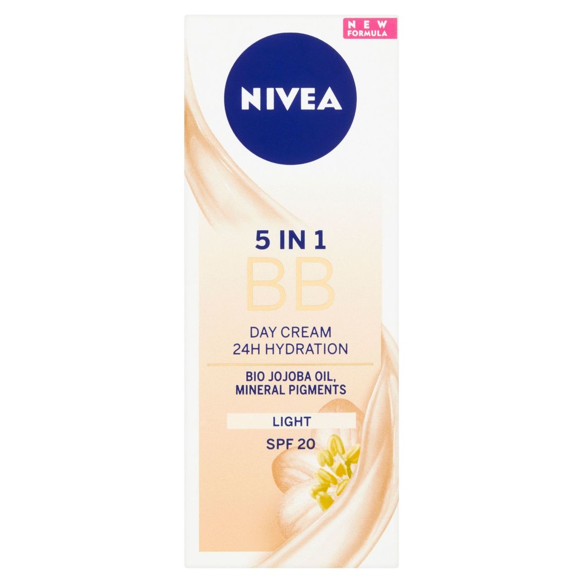 Nivea 5 in 1 BB Day Cream 24h Hydration Light SPF 20 50 ml