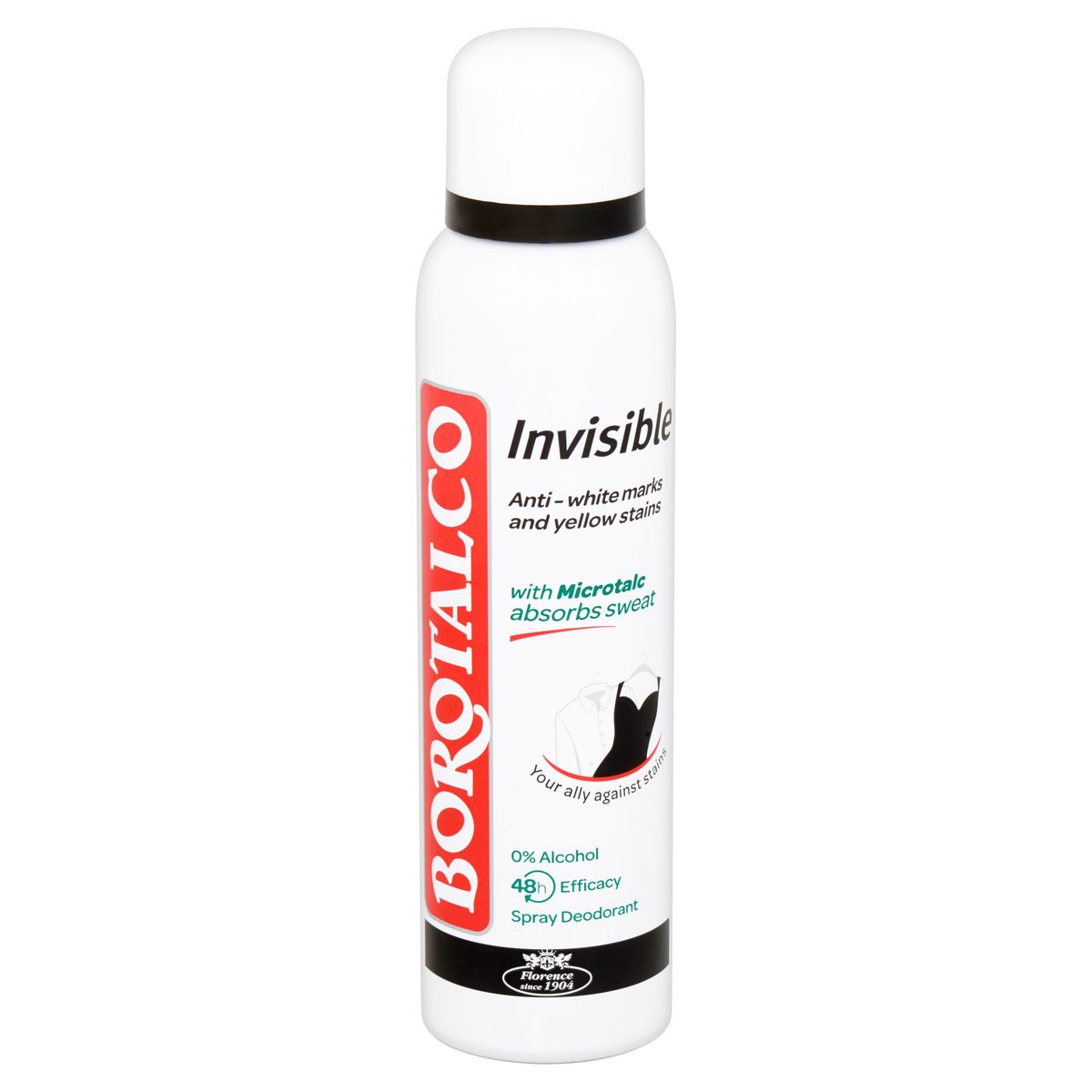 Borotalco Invisible 48h Spray Deodorant 150 ml