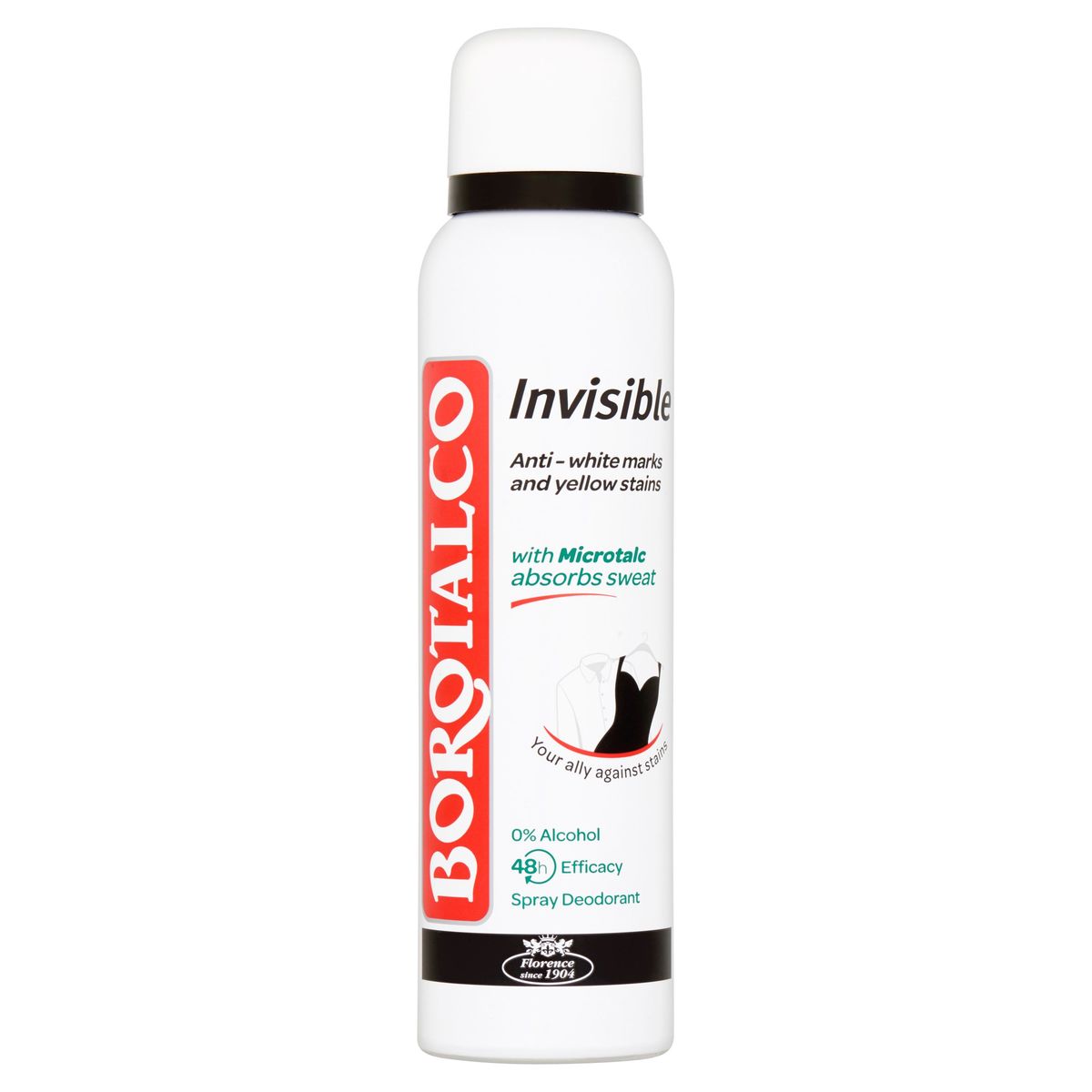 Borotalco Invisible 48h Spray Deodorant 150 ml