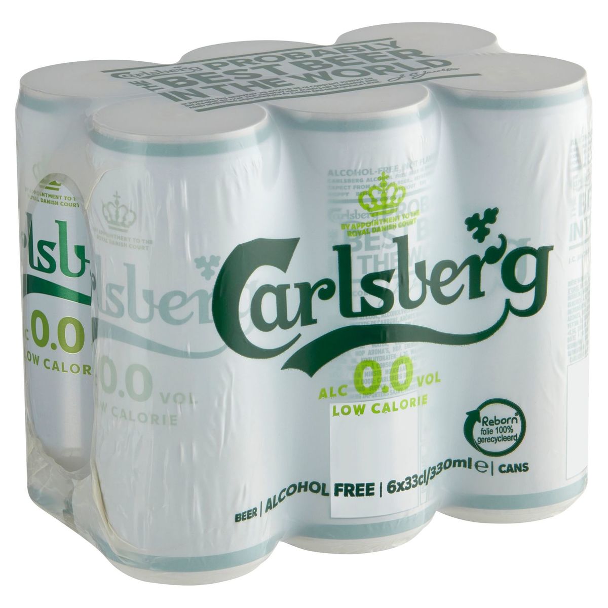 Carlsberg 0.0% Alcohol-Free Beer Blikken 6 x 33 cl
