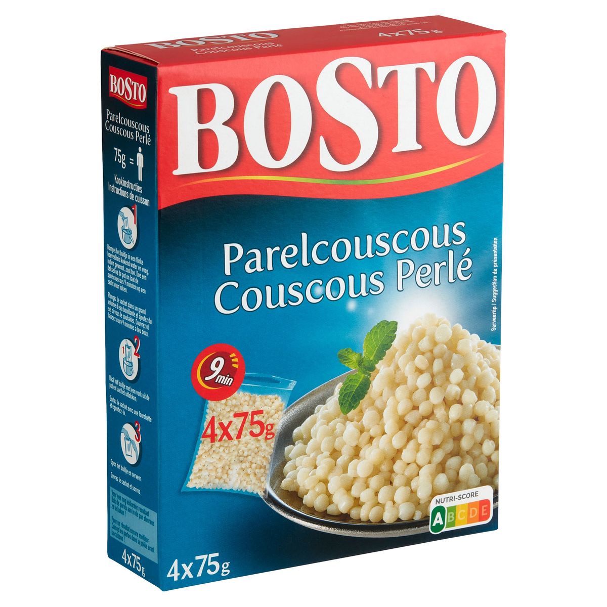 Bosto Parelcouscous 4 x 75 g