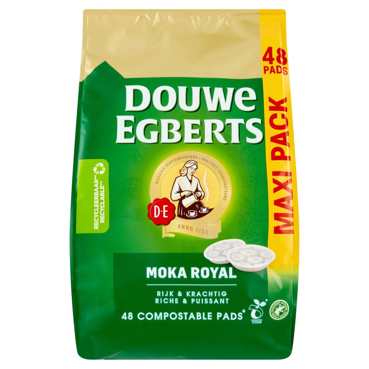 Douwe Egberts Moka Royal Maxi Pack 48 Stuks 333 g