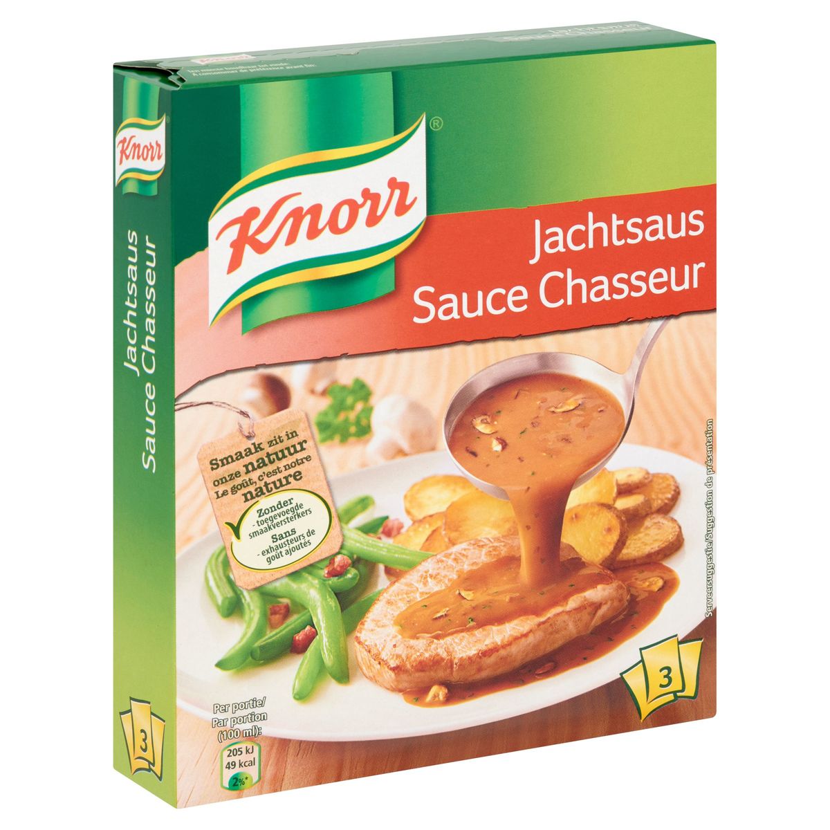 Knorr Poeder Saus Jachtsaus 3 x 26 g