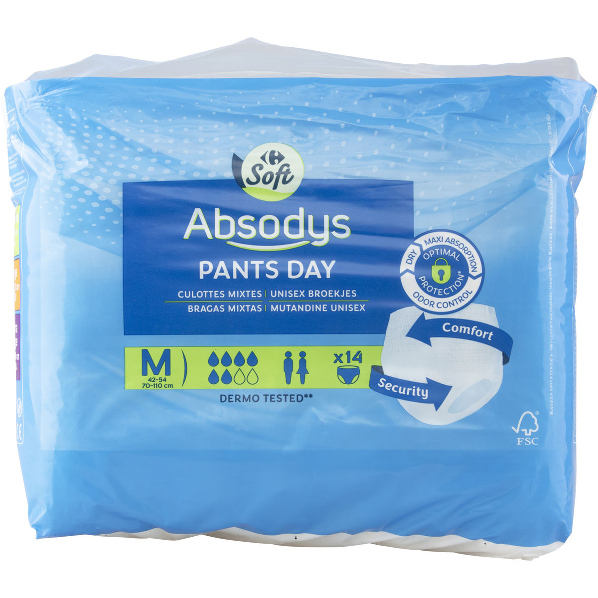 Carrefour Absodys Pants Day Medium 14 Stuks