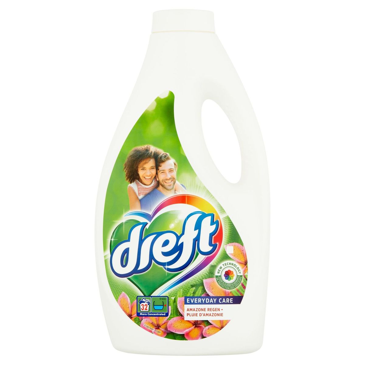 Dreft Everyday Care Amazon Regen 1.76 L 32 Wasbeurten Carrefour Site