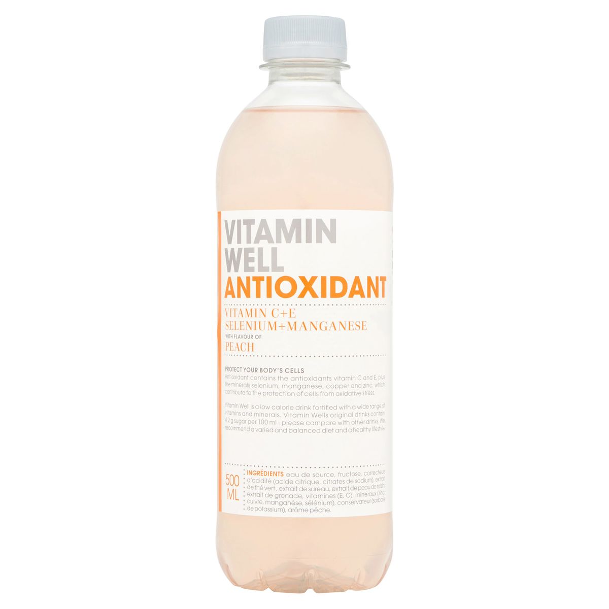 Vitamin Well Antioxidant Peach 500 ml