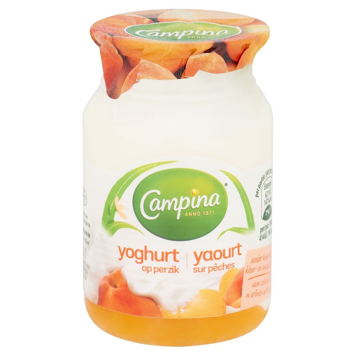Campina Yoghurt op Perzik 150 g