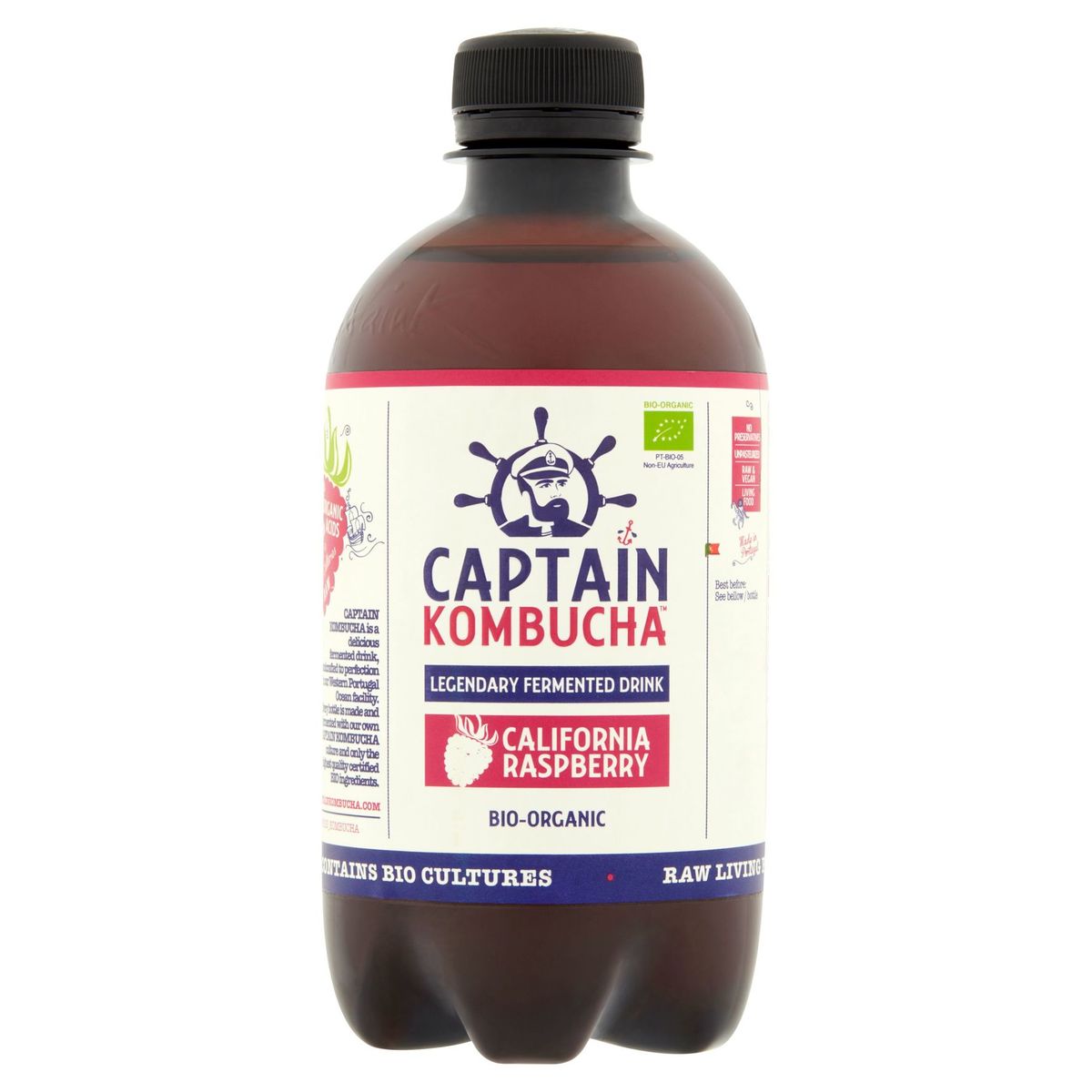 Captain Kombucha California Raspberry Bio-Organic 400 ml