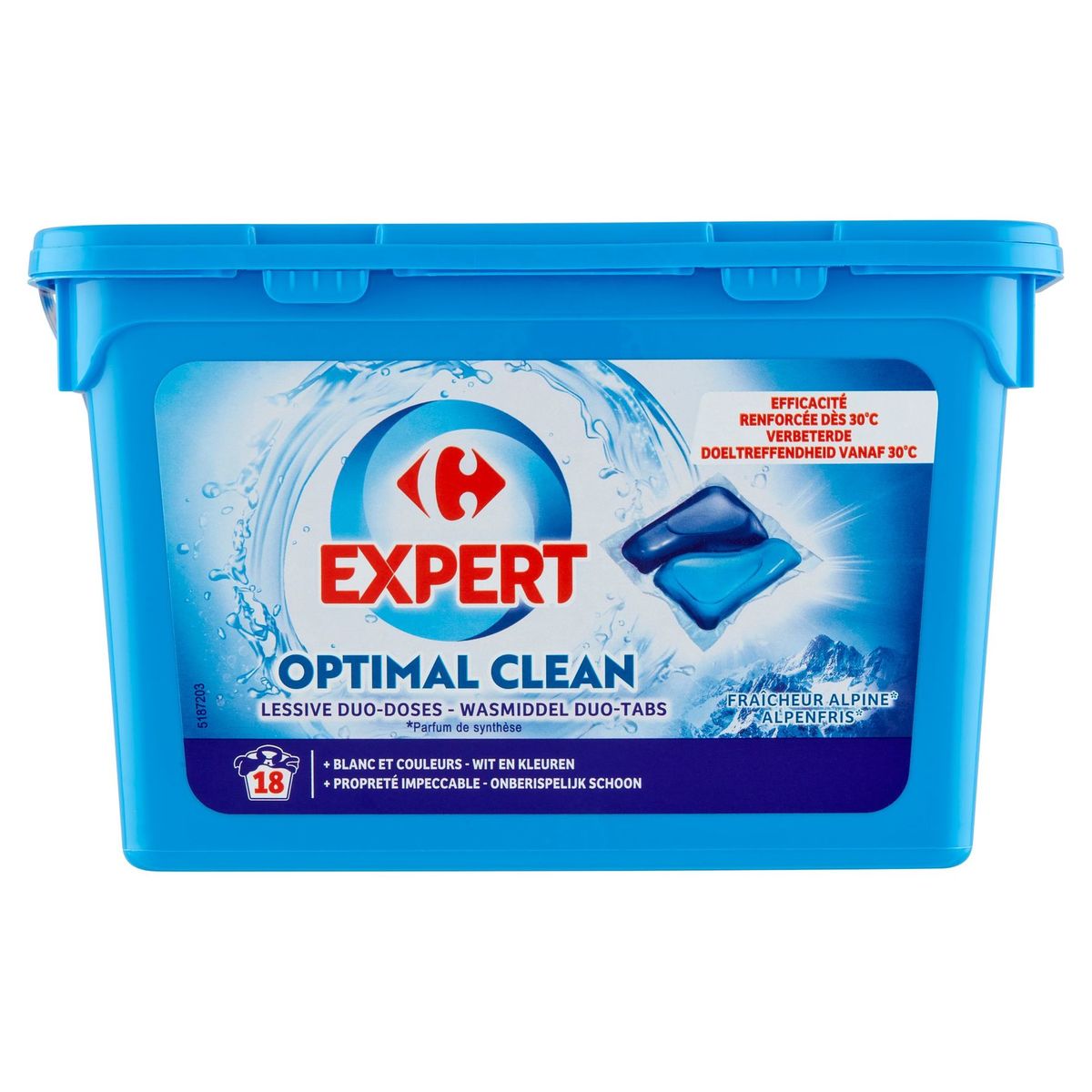 Carrefour Expert Optimal Clean Lessive 18 x 24.5 ml 18 Lavages