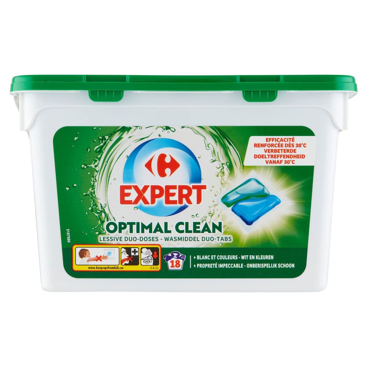 Carrefour Expert Optimal Clean Lessive 18 x 24.5 ml 18 Lavages