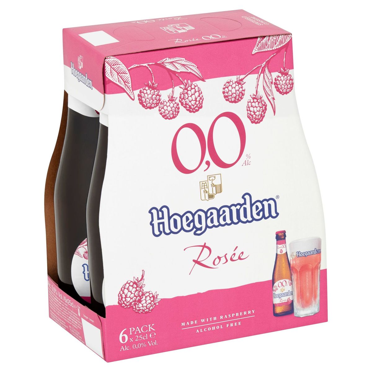 Hoegaarden Rosée 0.0% Alc Bouteilles 6 x 25 cl