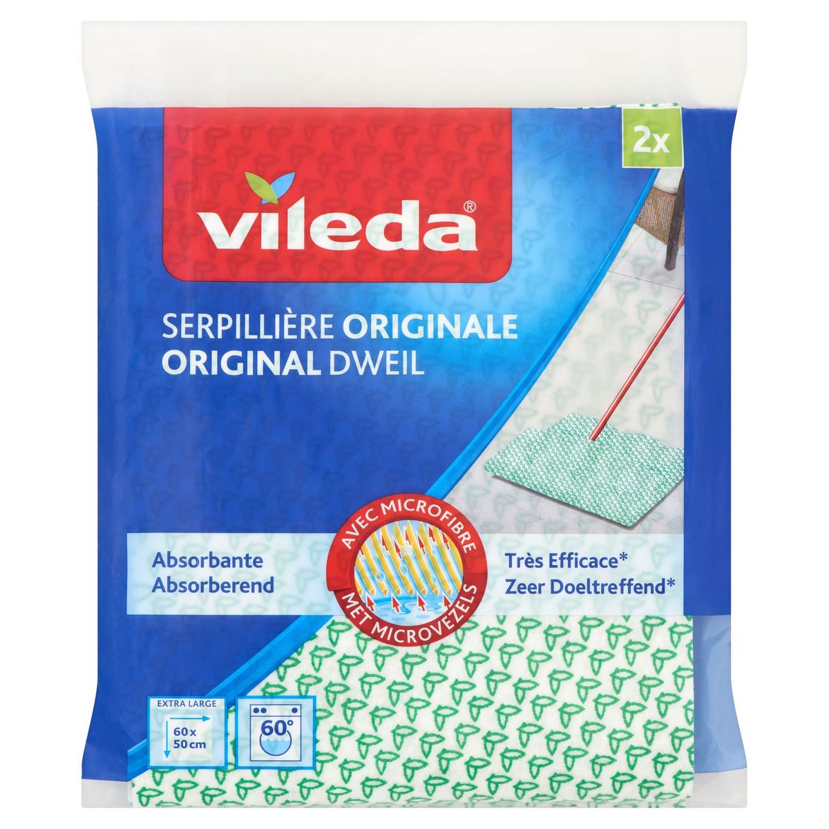 Vileda Serpillière Originale 2 Pièces Carrefour Site