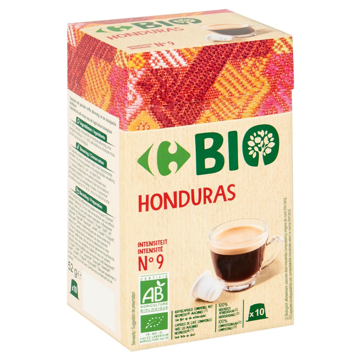 Carrefour Bio Honduras 10 Pièces 52 g