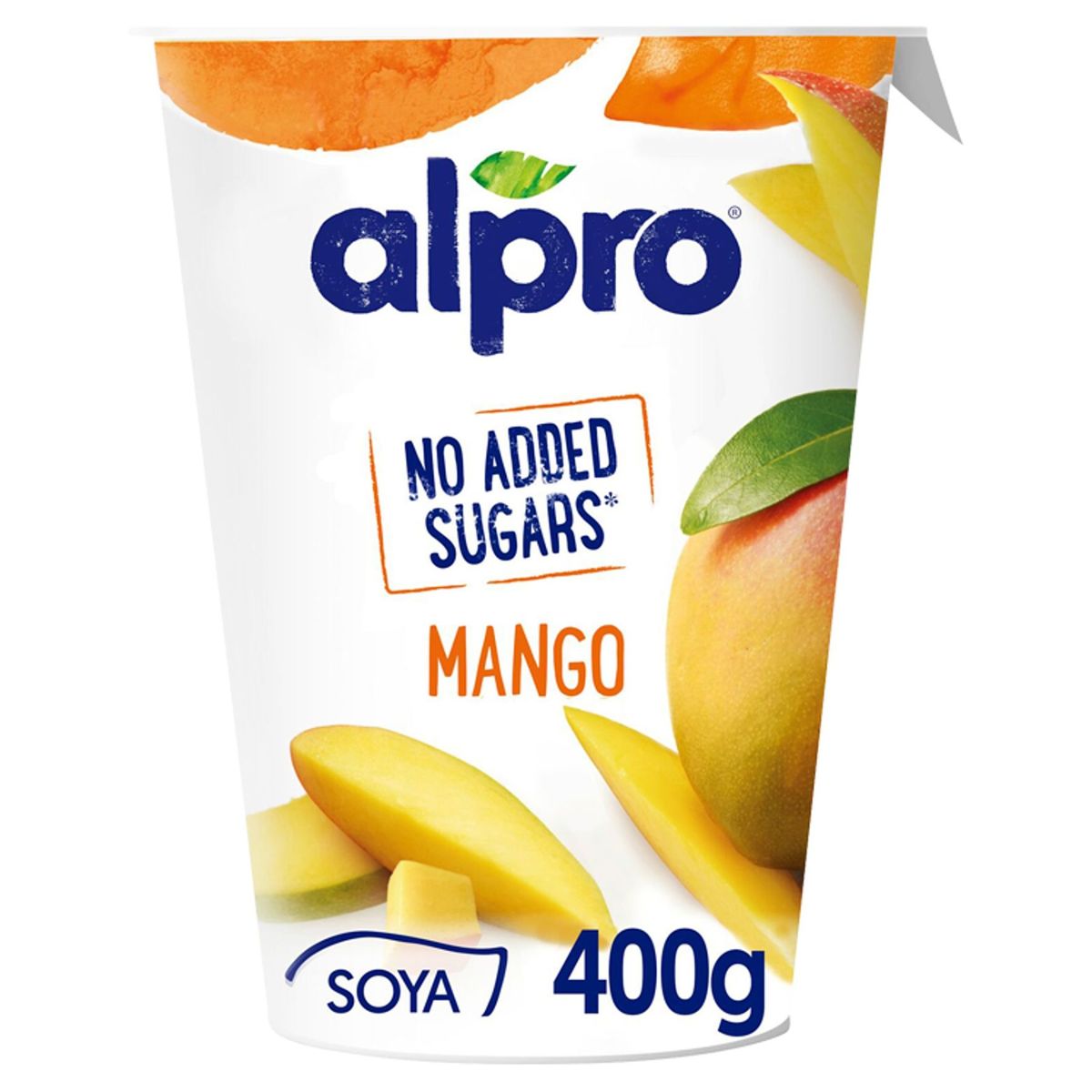 Alpro Alternative Végétale au Yaourt Soja Mangue SSA 400g