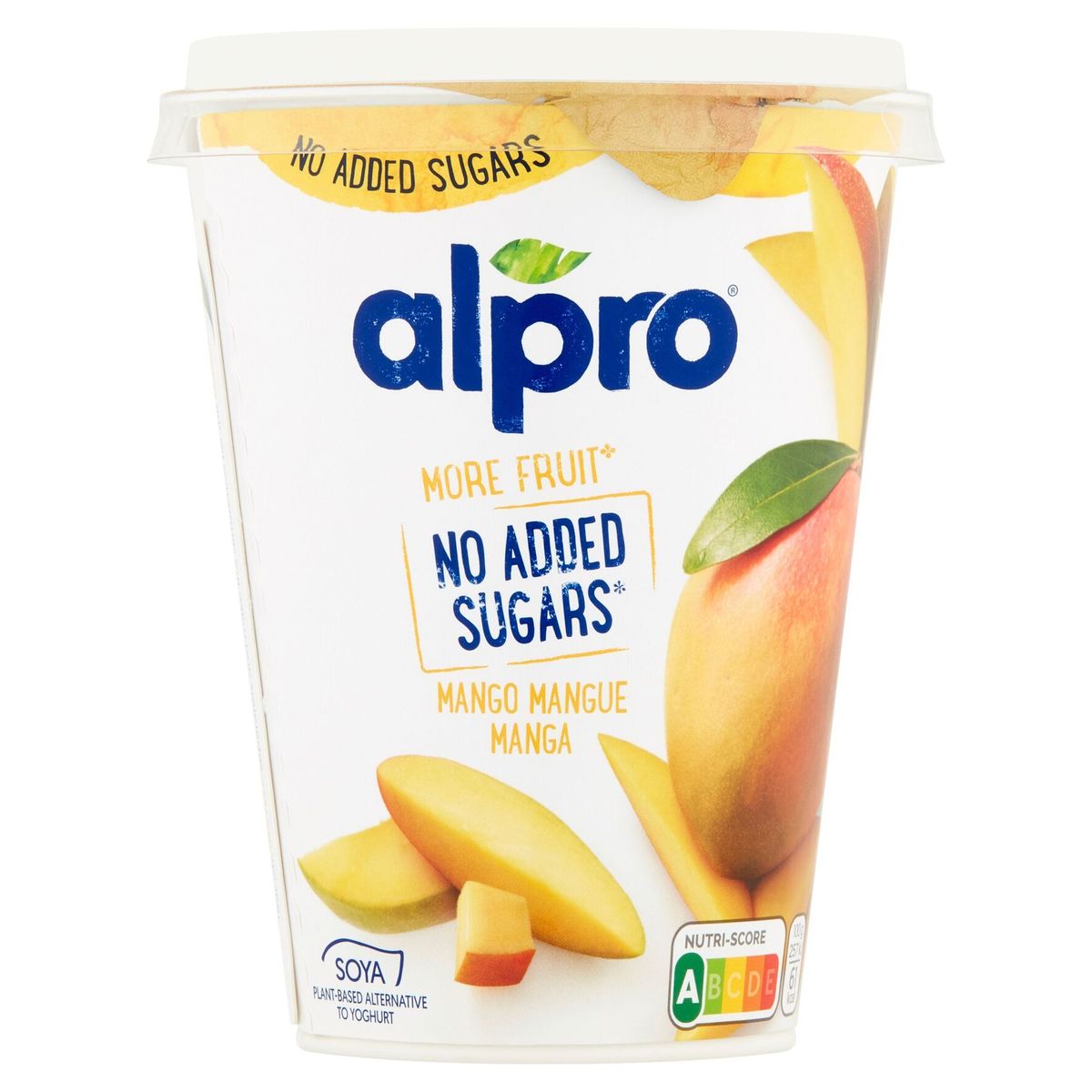 Alpro Plantaardig Alternatief voor Yoghurt Soja Mango ZTS 400g