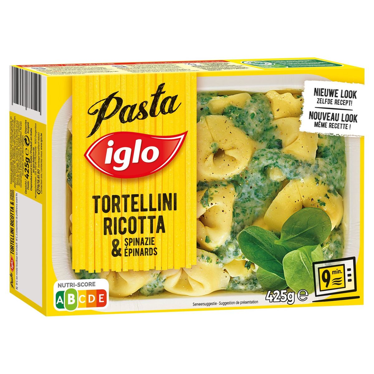 Iglo Tortellini Ricotta En Spinazie 425 G Carrefour Site