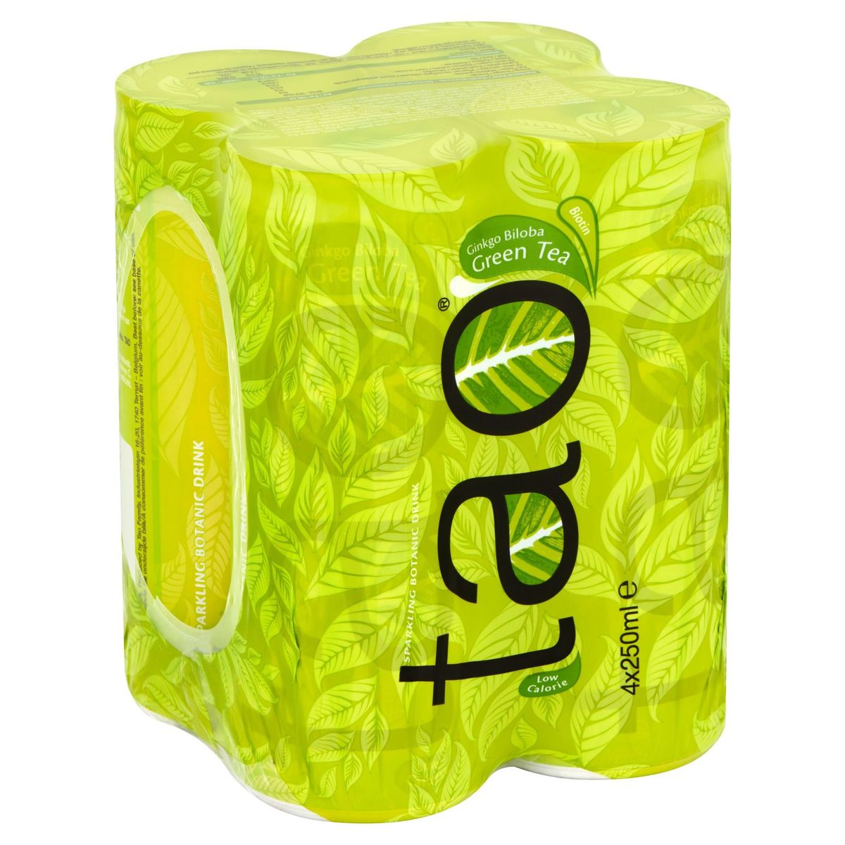 TAO Sparkling Botanic Drink Ginkgo Biloba Green Tea 4 x 250 ml