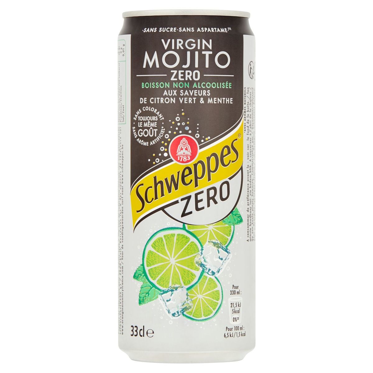 Schweppes Zero Virgin Mojito 33 Cl | Carrefour Site