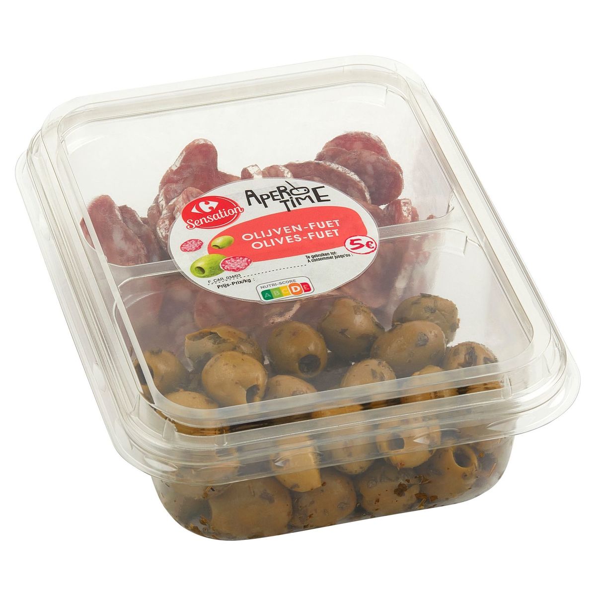 Carrefour Sensation Apero Time Olives-Fuet 240 g