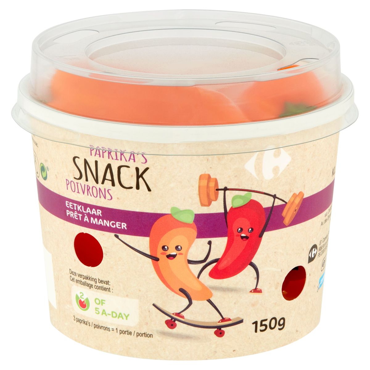 Carrefour Snack Paprika's 150 g