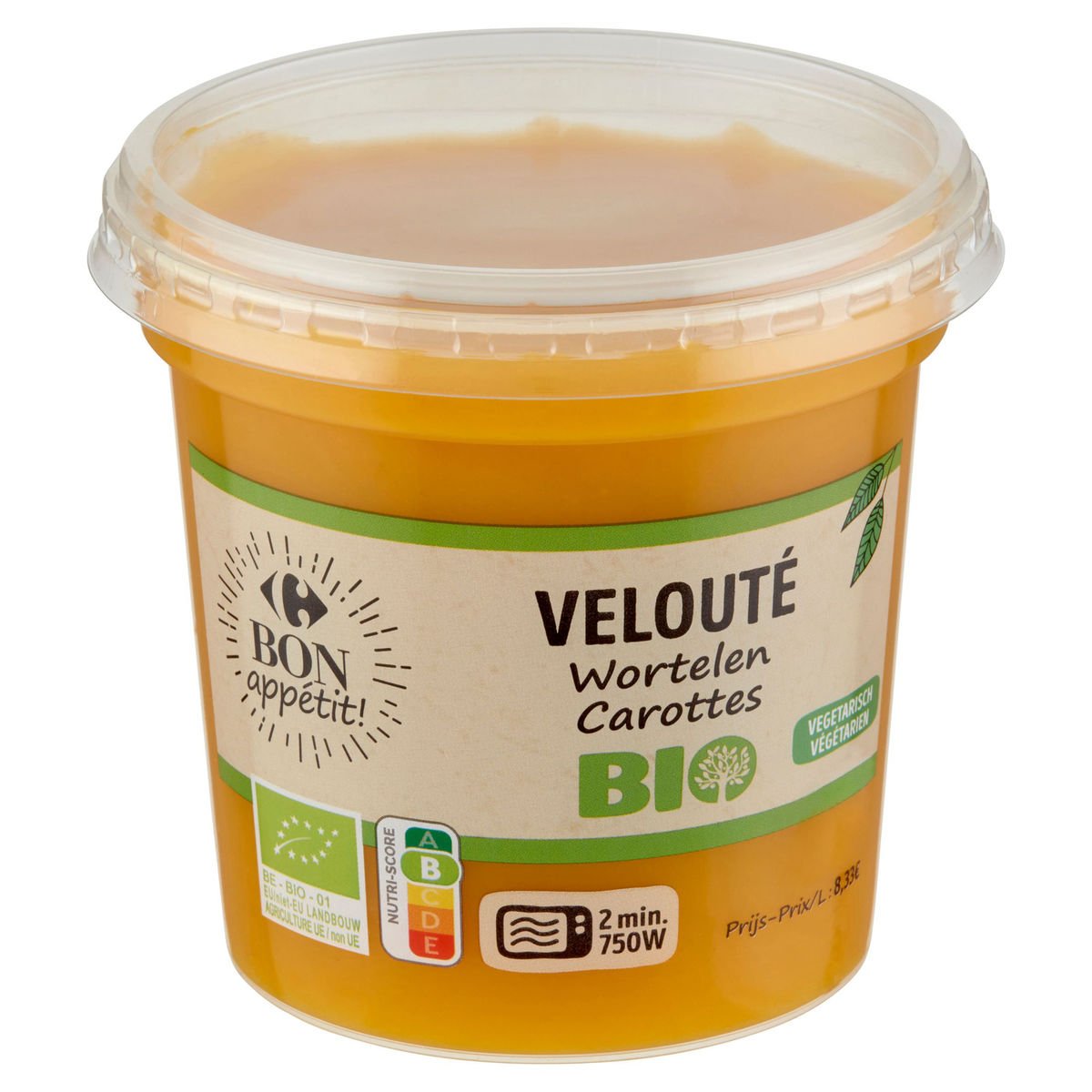 Carrefour Bio Lunch Time Velouté Wortelen 300 ml