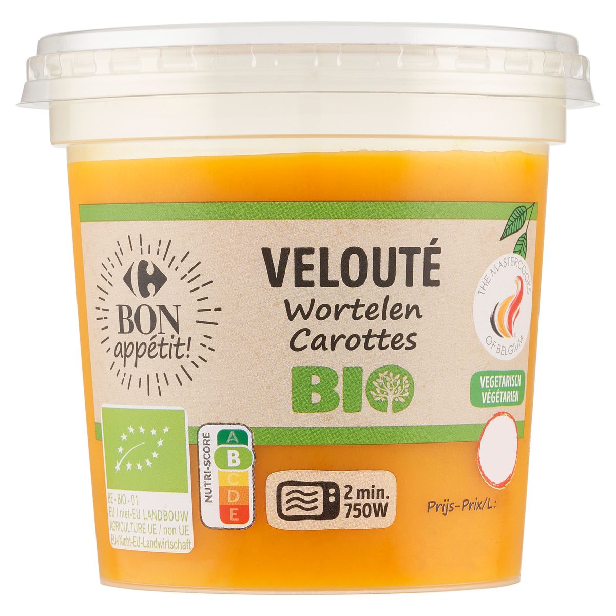 Carrefour Bio Bon Appétit! Velouté Wortelen 300 ml