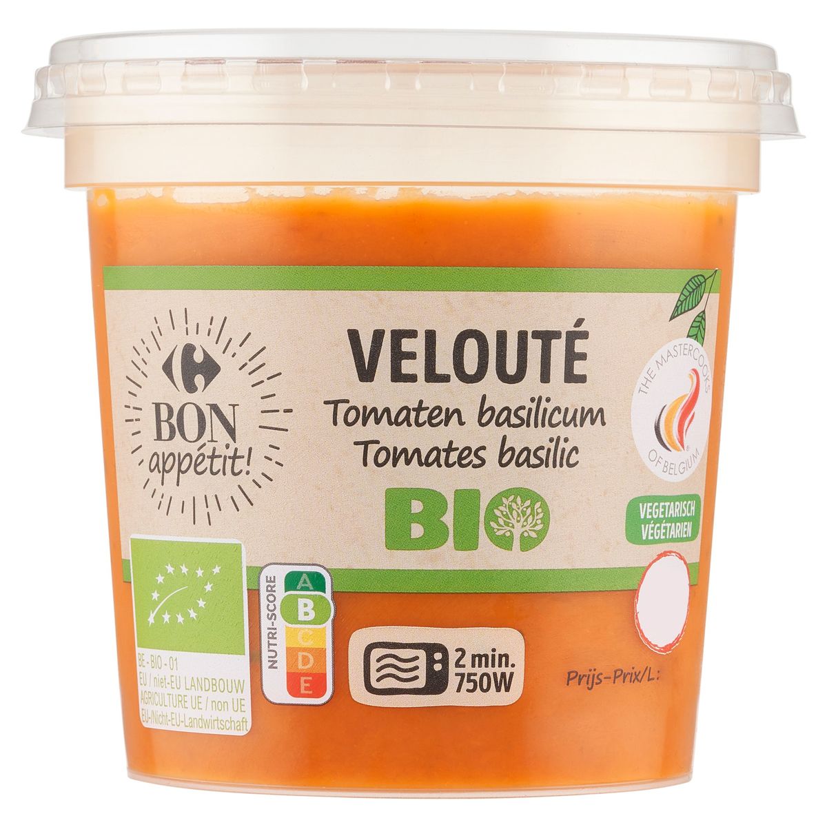 Carrefour Bio Bon Appétit! Velouté Tomates Basilic 300 ml