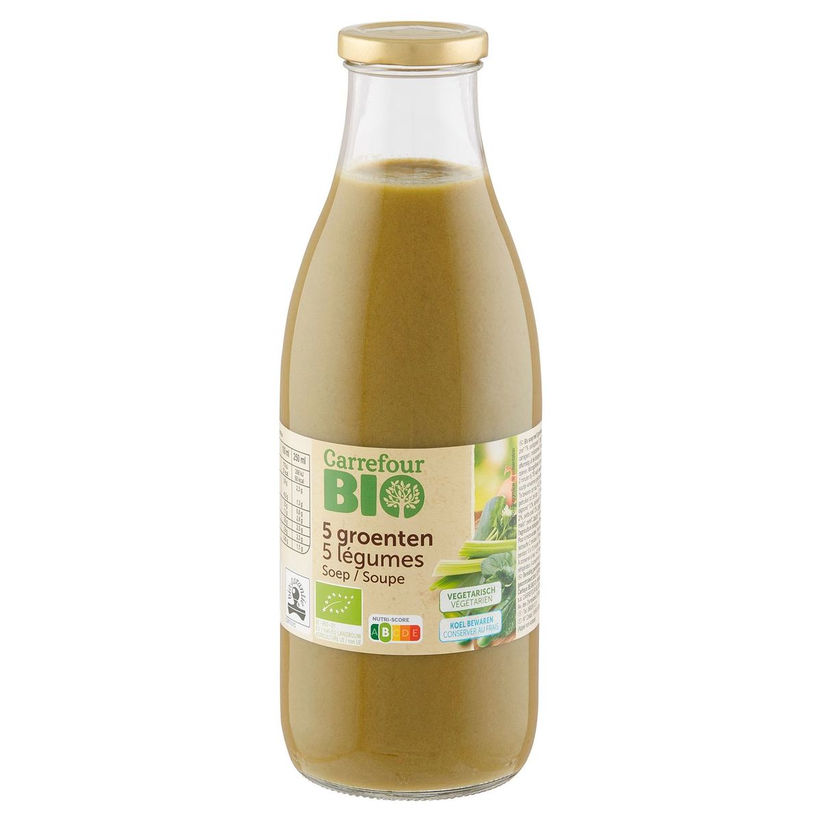 Carrefour Bio 5 Groenten Soep 970 ml