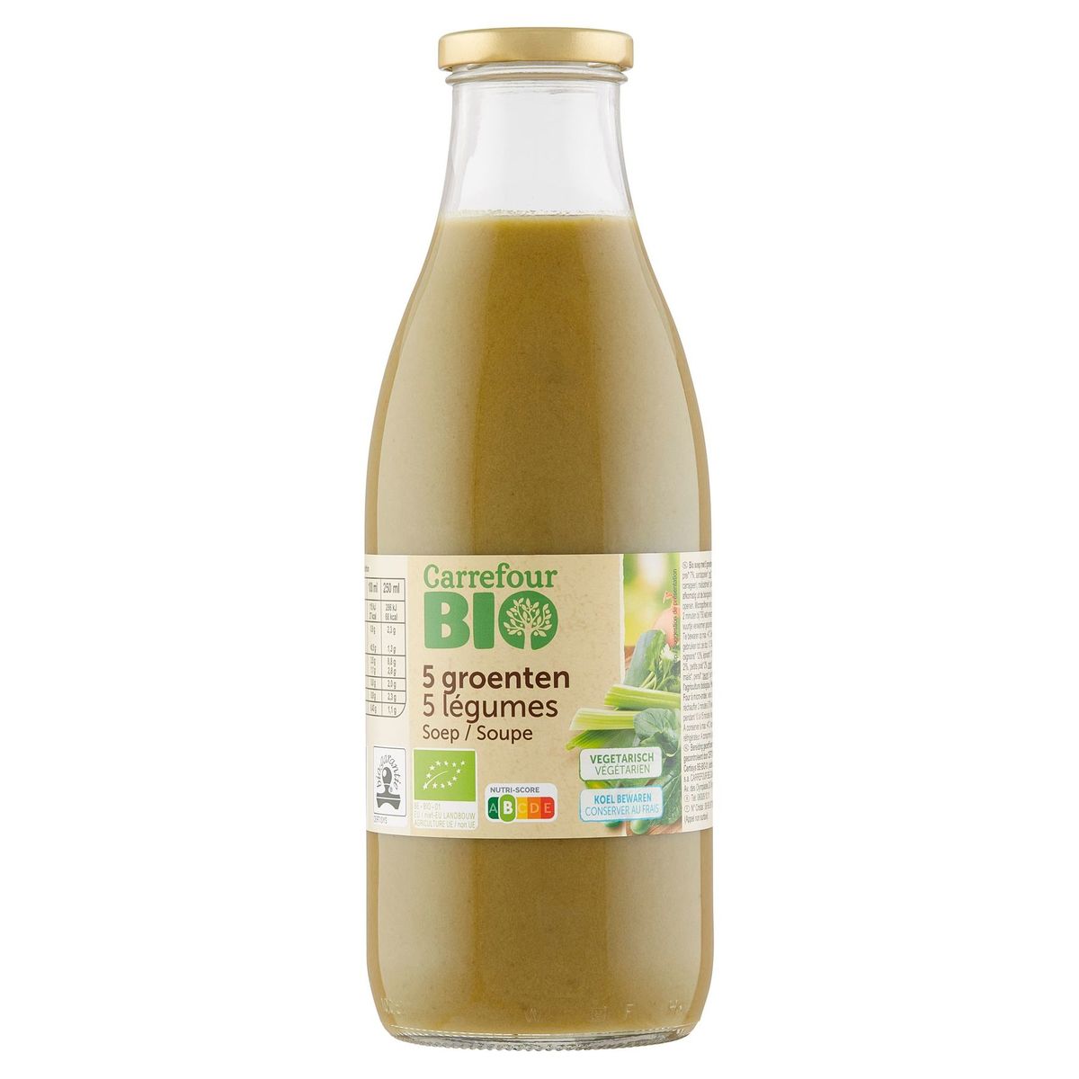 Carrefour Bio 5 Groenten Soep 970 ml