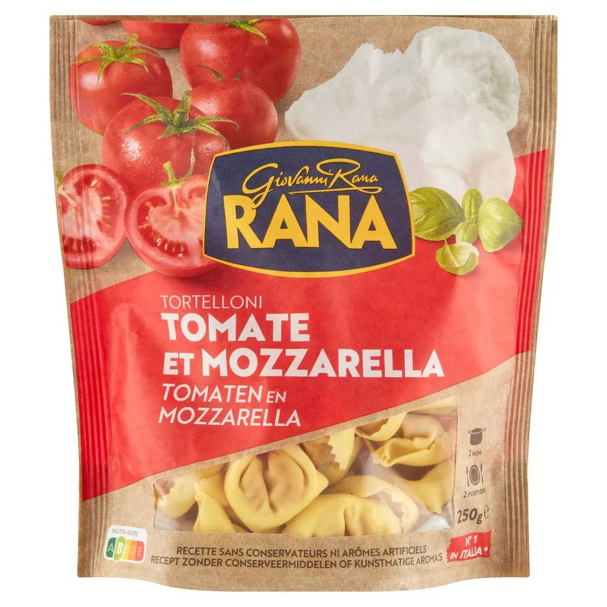 Tortelloni Tomate Et Mozzarella 250 G Carrefour Belgique