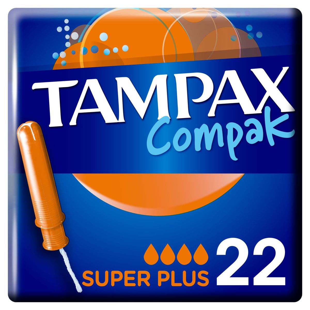 Tampons Compak Super Plus Avec Applicateur x22
