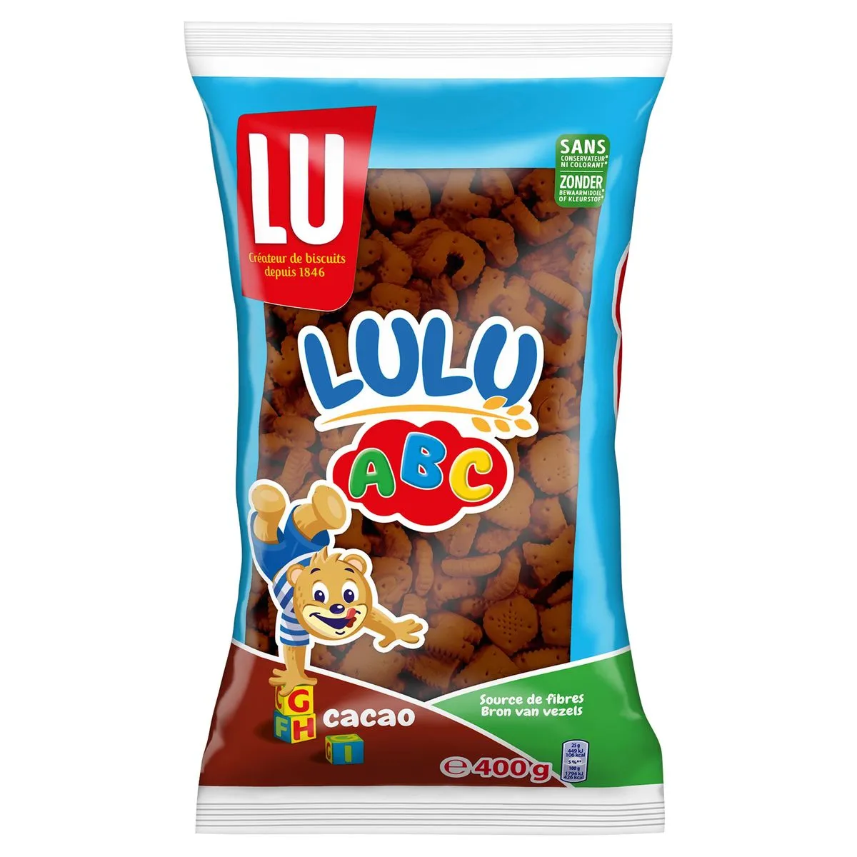 Abc Letterkoekjes Met Cacao 400 G Carrefour België