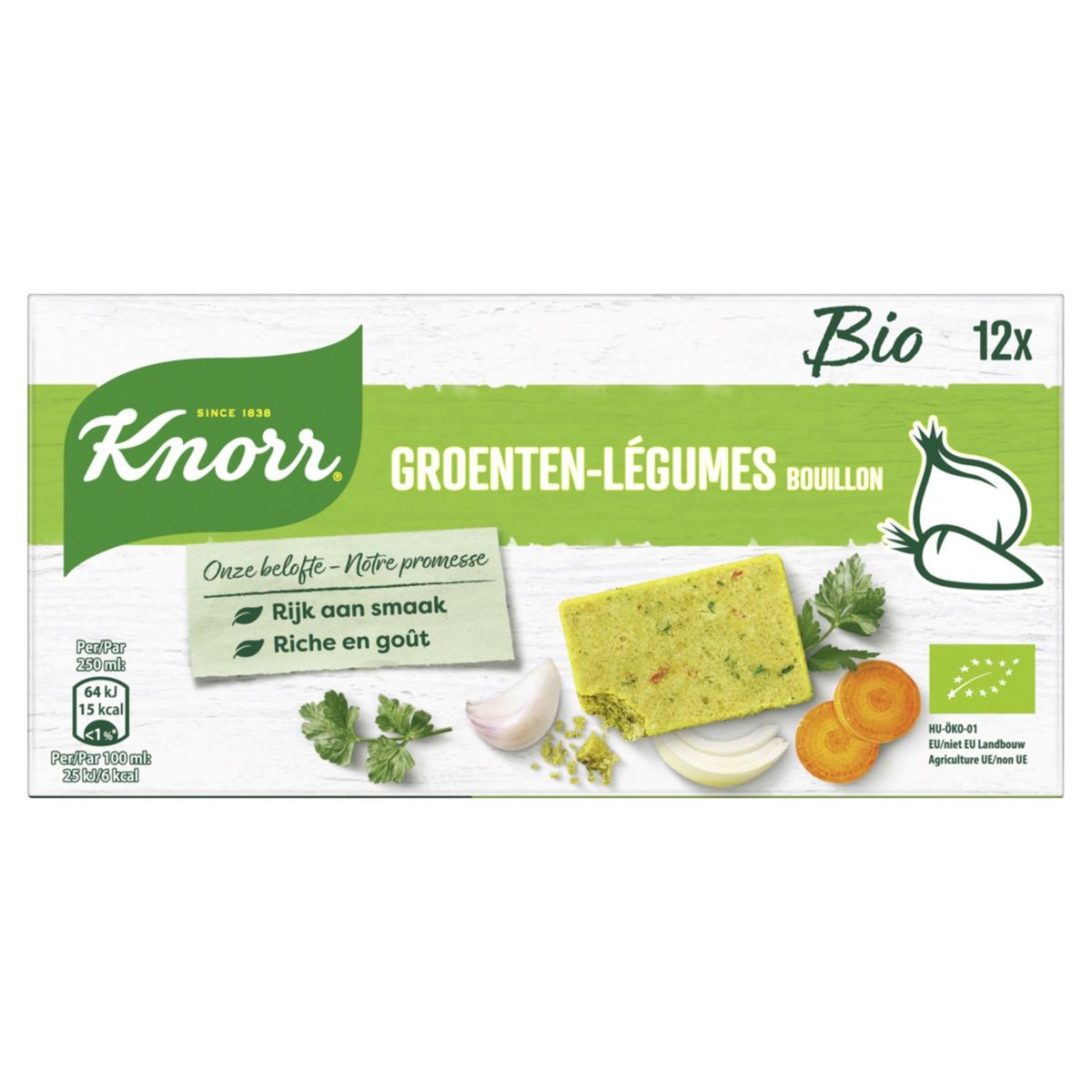 Knorr Bio Bouillon Légumes 12 Pièces 120 g
